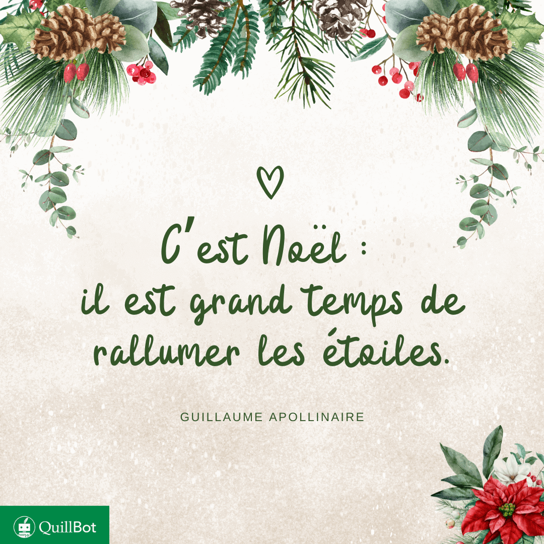 citation Noël