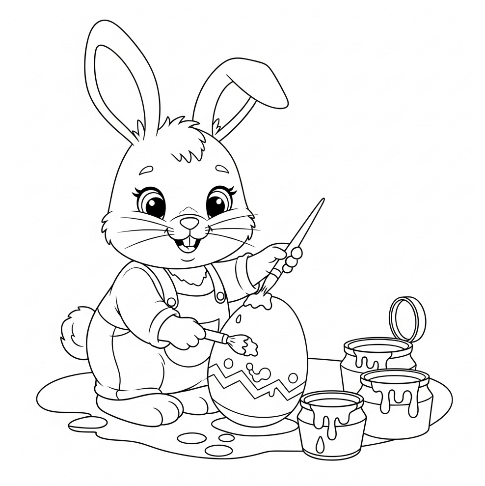 coloriage paques