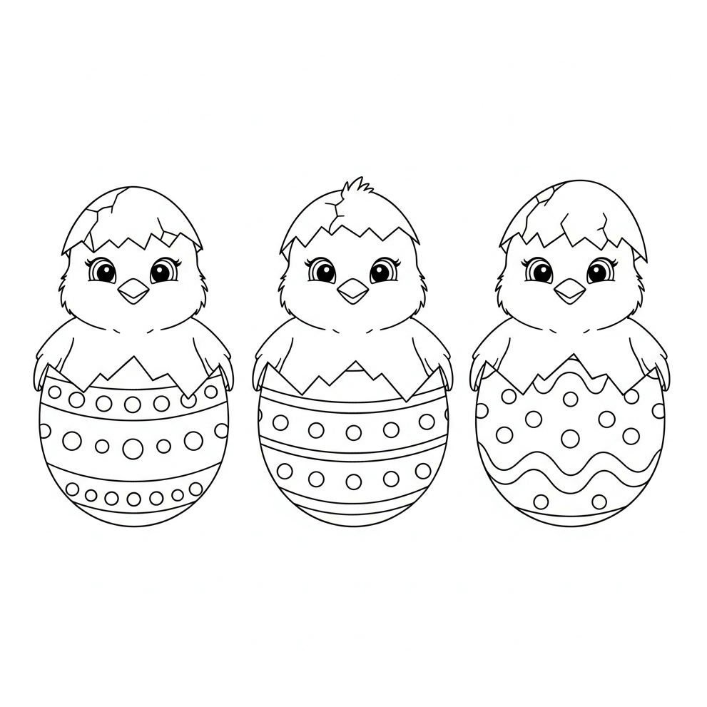 coloriage paques