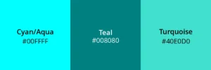 Color cyan