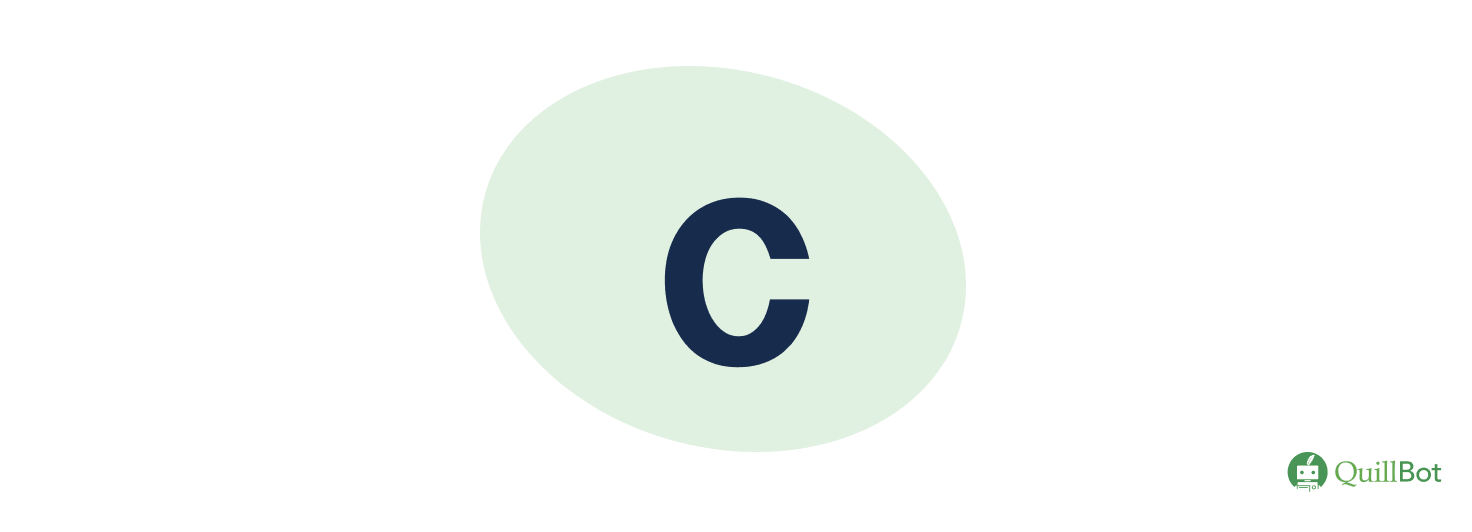 Lettre c minuscule