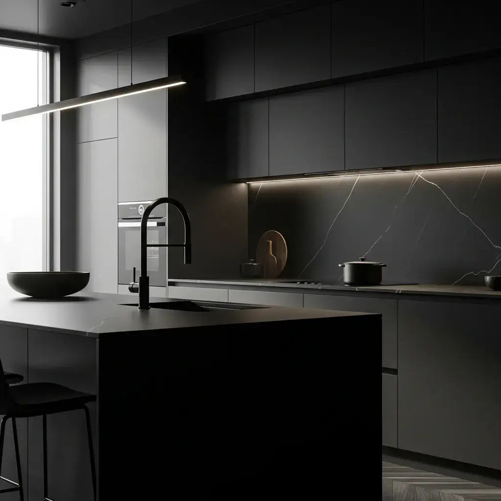 couleur noir design intérieur